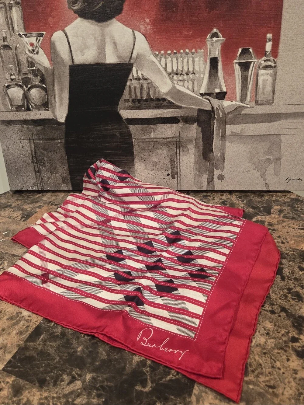 NWOT!! Burberry Silk 26